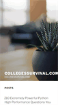 Mobile Screenshot of collegessurvival.com