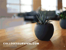 Tablet Screenshot of collegessurvival.com